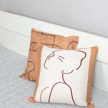  Набор декоративных подушек со съемным чехлом майн+ком 40х40 (см)-2 шт. (RH 24016+RH 24018) SELENA